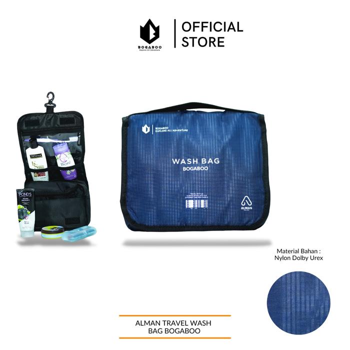 Gambar Travel Wash Bag Bogaboo Seri ALMAN - Tas Perlengkapan Mandi -Tas Cosme dari EL ADVENTURE_NEW Kab. Bekasi Tokopedia