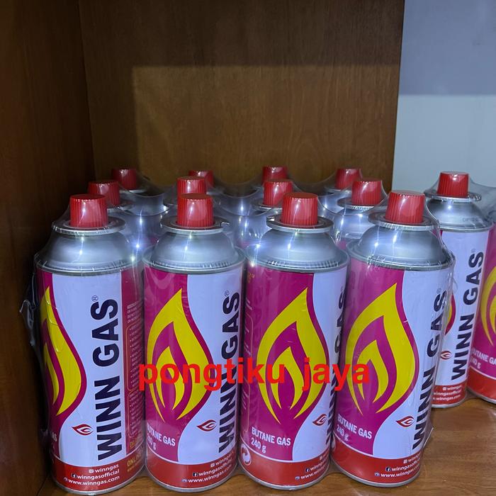 Gambar GAS KALENG PORTABLE GAS BUTANE KOMPOR PORTABLE WINN GAS dari pongtikujaya Kota Makassar Tokopedia
