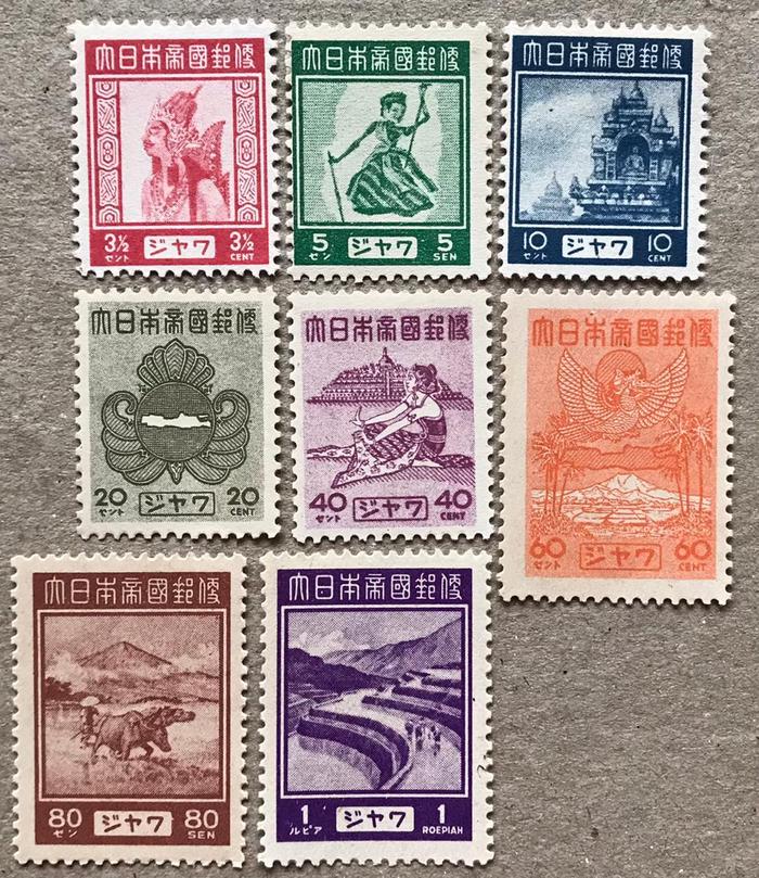 Gambar NEI482-PERANGKO PRANGKO INDONESIA MASA PENDUDUKAN JEPANG,1942 dari RNumismatik Kota Tangerang Tokopedia