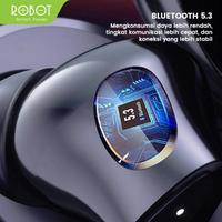 Gambar ROBOT T30 PLUS TWS Headset Bluetooth 5.3 TWS Wireless Earphone Earbuds dari OctagonOcta Kab. Sleman 3 Tokopedia