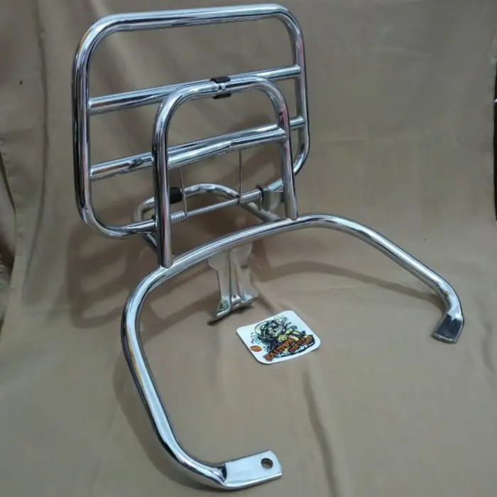 Gambar back rack motor vespa matic S / S iget 2022 dari Scootershop Bandung Kota Cimahi 3 Tokopedia