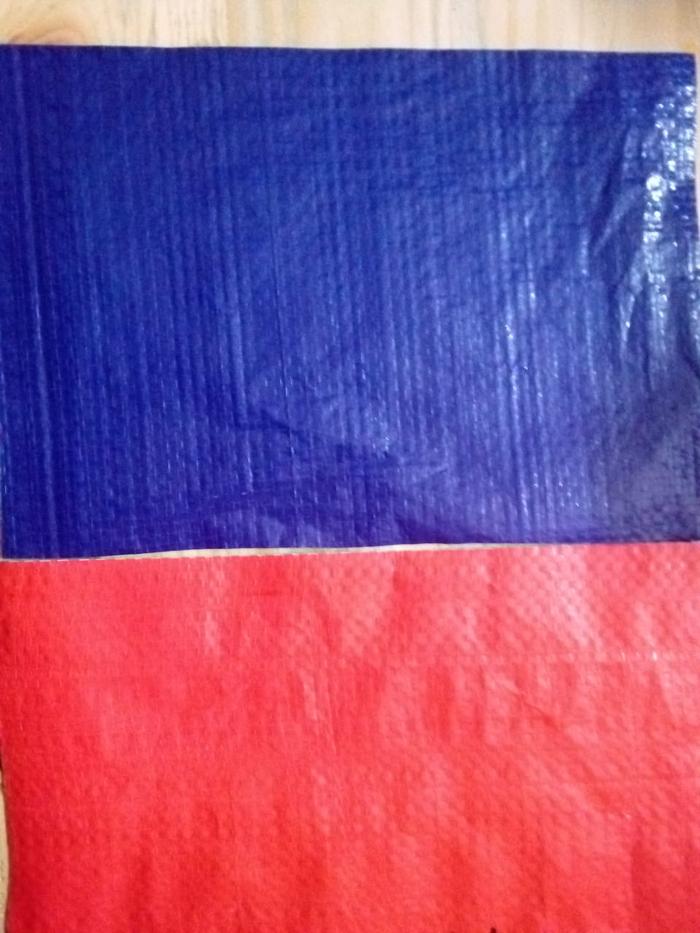 Gambar Terpal A8 KOREA biru orange ukuran bebas dari Switin Plastics Kab. Tangerang 5 Tokopedia