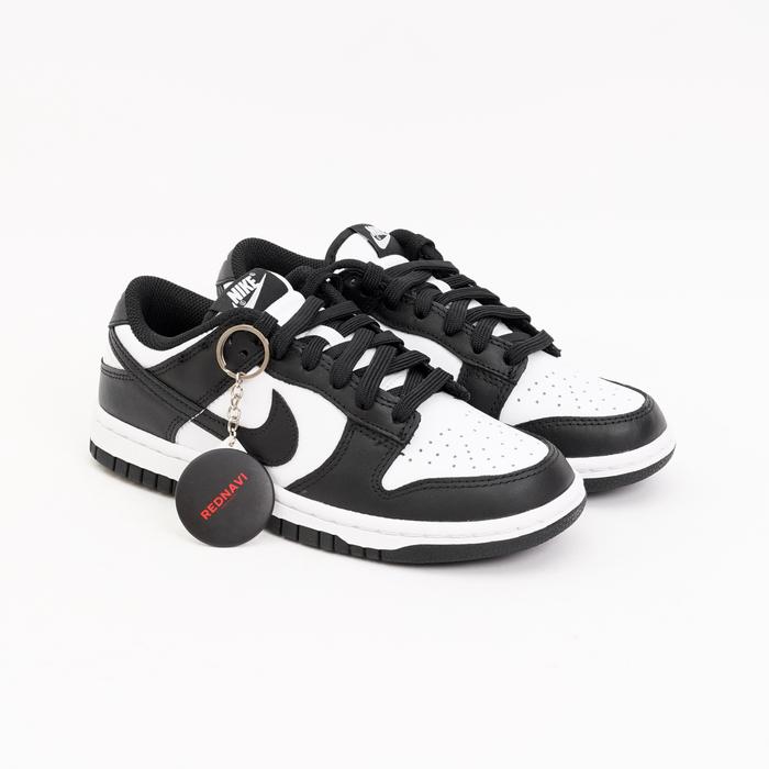 dunk low black white 43