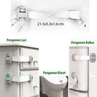 Gambar Pengaman Pintu Lemari Kulkas Kloset Toilet Anak Baby Bayi Looktosee dari Cutteristic Kota Administrasi Jakarta Selatan 4 Tokopedia