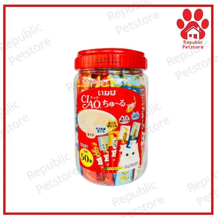 Gambar Ciao Churu Cat Snack Cemilan Kemasan Toples Isi 50pcs dari Republic Petstore Kota Administrasi Jakarta Barat 4 Tokopedia