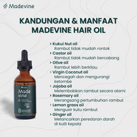 Gambar Paket Hair Oil + Shampo Madevine Untuk Rambut Rontok 100% Ekstra Alami dari Ind Herbal NI Kab. Bandung 4 Tokopedia