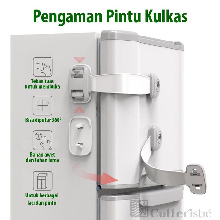 Gambar Pengaman Pintu Lemari Kulkas Kloset Toilet Anak Baby Bayi Looktosee dari Cutteristic Kota Administrasi Jakarta Selatan Tokopedia
