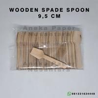 Gambar Disposable Dessert Wooden Spoon 9,5 cm / Sendok Dessert Kayu - 100 pcs dari Aneka Paper Nusantara Kota Surabaya 2 Tokopedia