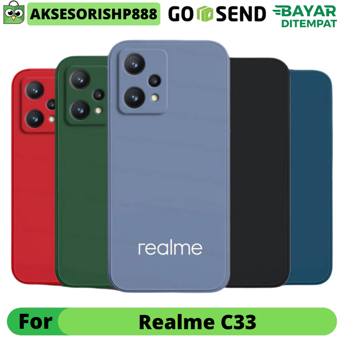 Gambar Case Realme C33 Casing Softcase Solid Liquid Matte dari CASEHP88 Kota Administrasi Jakarta Barat Tokopedia