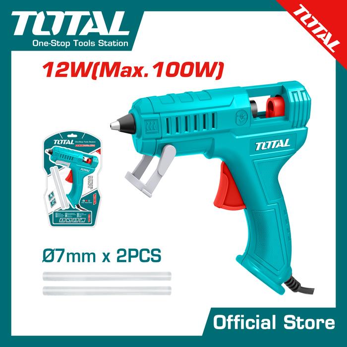 Gambar TOTAL Glue Gun / lem tembak 12W(100W) 7mm TT001116 dari Totaltoolsmakassar Kota Makassar Tokopedia