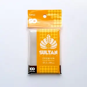 Sultan Supply 100Micron 57.5x89mm Premium Card sleeves (Topaz)