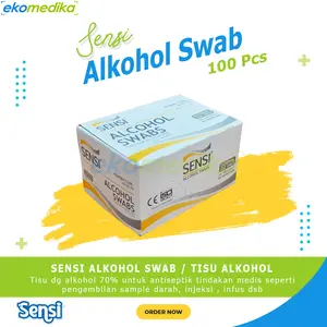 SENSI Alkohol Swab isi 100 pcs / tissue alkohol SENSI