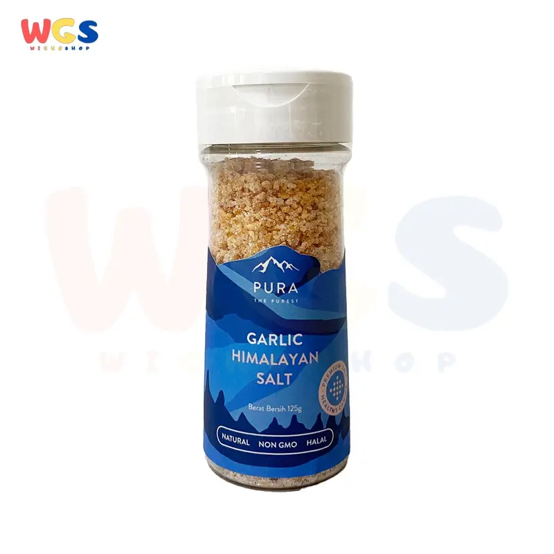 Pura Garlic Himalayan Salt 125g - Garam Himalayan dengan Bawang Putih 0