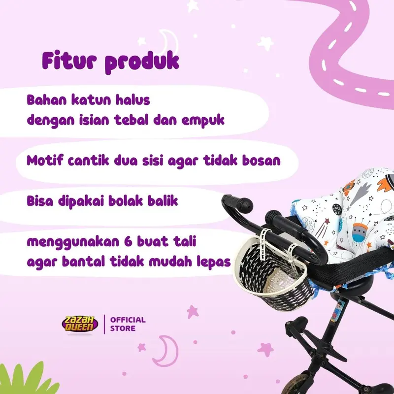 Alas stroller segitiga Micro Trike Pad Alas Sepeda Bayi Roda Tiga 2