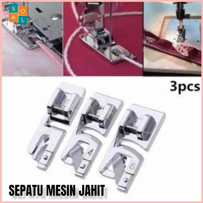 Gambar Sepatu Mesin Jahit Multifungsi Set Hem Presser Foot 3-4-6 mm 3 PCS dari SoalStore Kota Administrasi Jakarta Barat Tokopedia