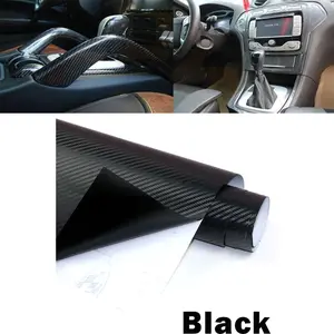Vinyl Carbon Fiber Mobil Car Wrap 3D 123 x 30 cm