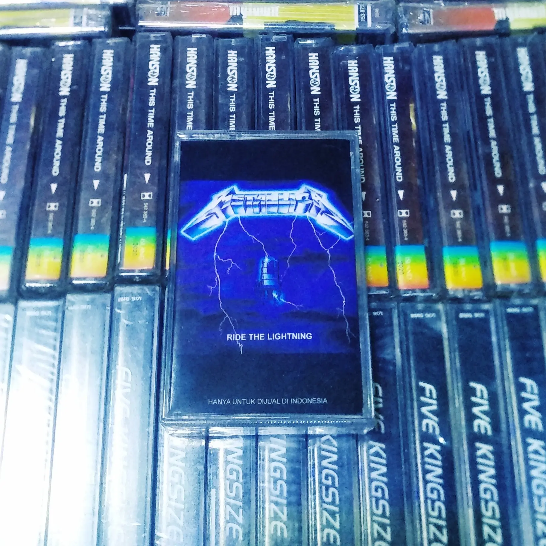 KASET TAPE PITA METALLICA - RIDE THE LIGHTNING