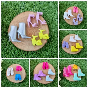 Sepatu Boneka 3pair - SSB 008 -  Doll 11.5 inch