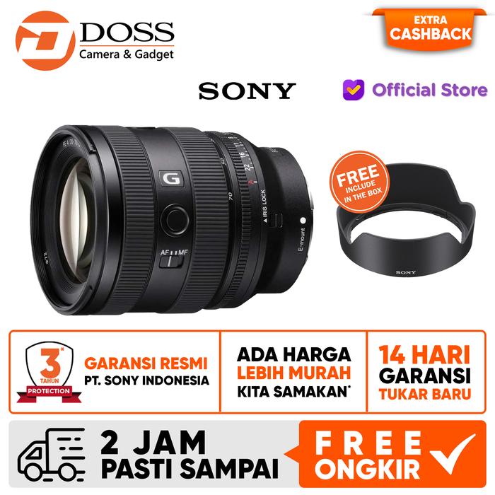 Gambar Sony FE 20-70mm F4 G Sony FE 20-70 mm F4 Lens dari Doss Bandung Kota Bandung Tokopedia