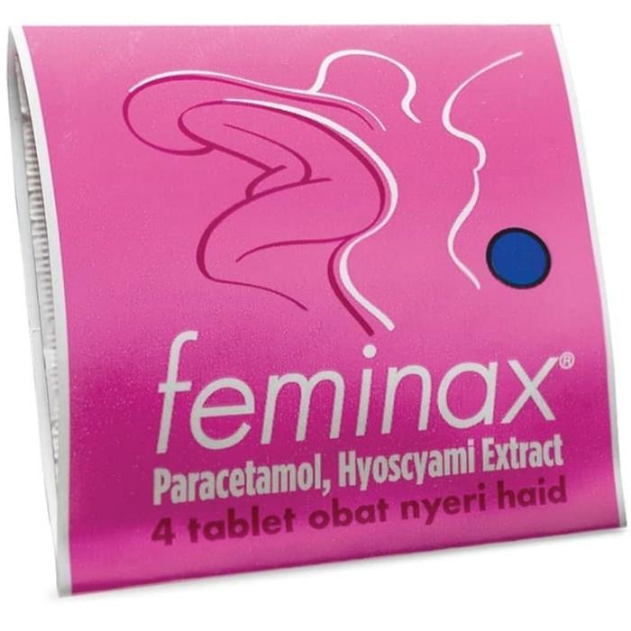 FEMINAX TAB ISI 4 UNTUK MENGURANGI NYERI SAAT HAID