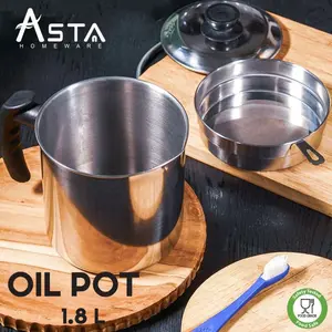 OIL POT 1,8 LT ASTA PENYARING MINYAK