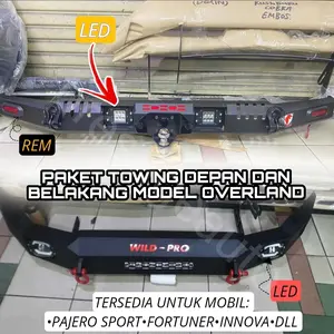 PAKET TANDUK DEPAN DAN BELAKANG MODEL OVERLAND FOR MITSUBISHI PAJERO