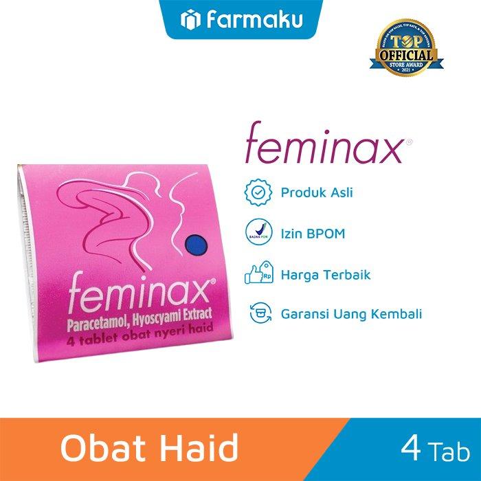 FEMINAX TABLET 4S/OBAT NYERI HAID/NYERI MENSTRUASI