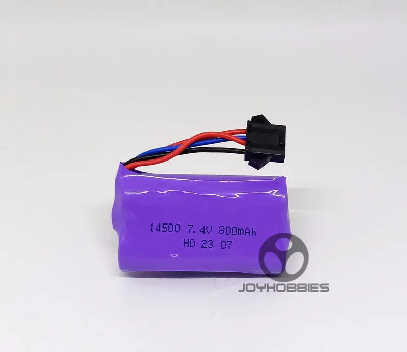 Batre WPL 800Mah 7.4V, batre cadangan WPL 3