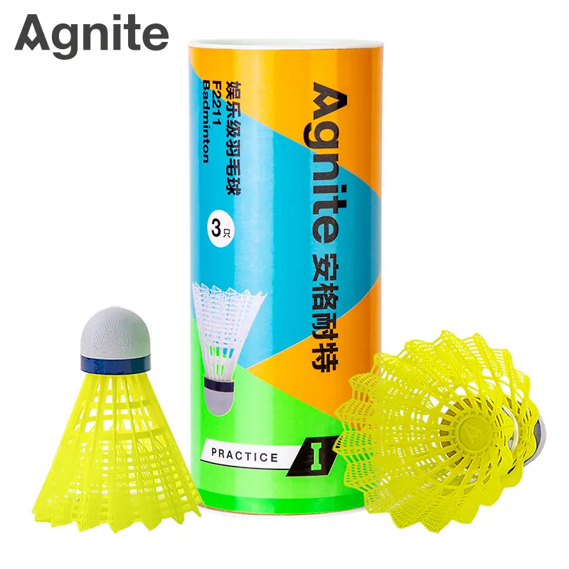 Agnite Kok Badminton / Kok Bulutangkis / Shuttlecock Nylon Isi 3 F2211 3