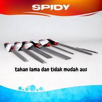 Gambar SPIDY Fiber Handle Files Kikir Besi Satuan Setengah Bulat Gepeng Taper - Taper Slim 4" dari SPIDY Home Kota Administrasi Jakarta Barat 4 Tokopedia