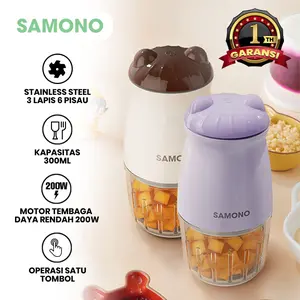 SAMONO Food Processor Food Chopper Mesin Penghalus Daging SW-MC200
