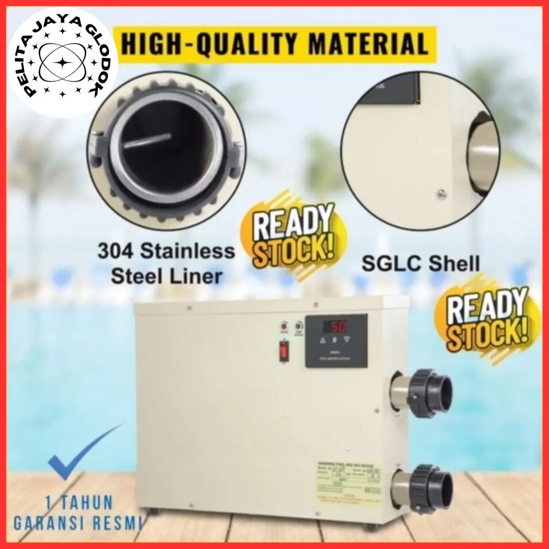 water Heater listrik kolam renang 5,5 kw Pemanas Air kolam Renang 220V