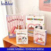 Gambar Paperbag Karakter Kartun Goodie Bag Kantong Kertas Motif - Bear dari Brainbox Car and Home Kota Batam 1 Tokopedia