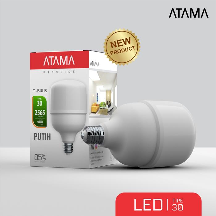 Gambar Lampu LED ATAMA PRESTIGE T120 TIPE 45 Putih dari ATAMA Official Store Kota Surabaya Tokopedia