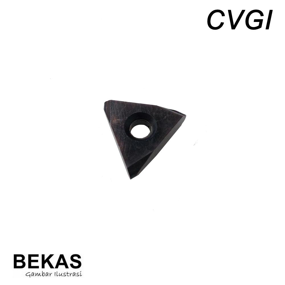 Insert CVGI 12833 Mata Milling CVGI Pisau Cutter Chip Bubut CNC — foto asli 1