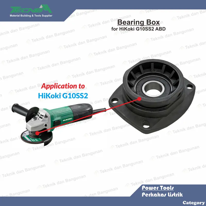 Bearing Box Packing Gland Rumah Bearing Mesin Gerinda Hitachi G10SS2 0
