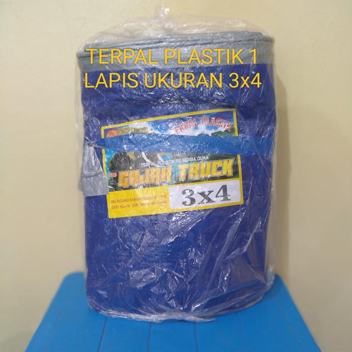 Gambar TERPAL PLASTIK 1 LAPIS UKURAN 3X4, 4X6, 6X8 - 3X4 dari Sukses Berkat Bersama Kota Balikpapan Tokopedia