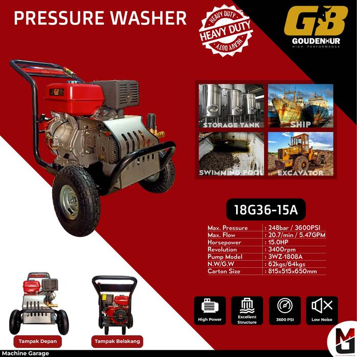 Gambar PRESSURE WASHER 18G36-15A dari MACHINE GARAGE Kota Medan Tokopedia