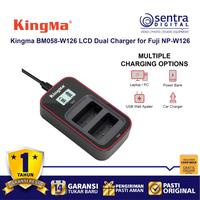 Gambar Kingma BM058-W126 LCD Dual Charger for Fujifilm NP-W126 dari Sentra Digital Kota Surabaya 2 Tokopedia