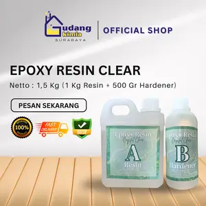 Epoxy Resin / Epoxy Resin Bening 1,5 Kg