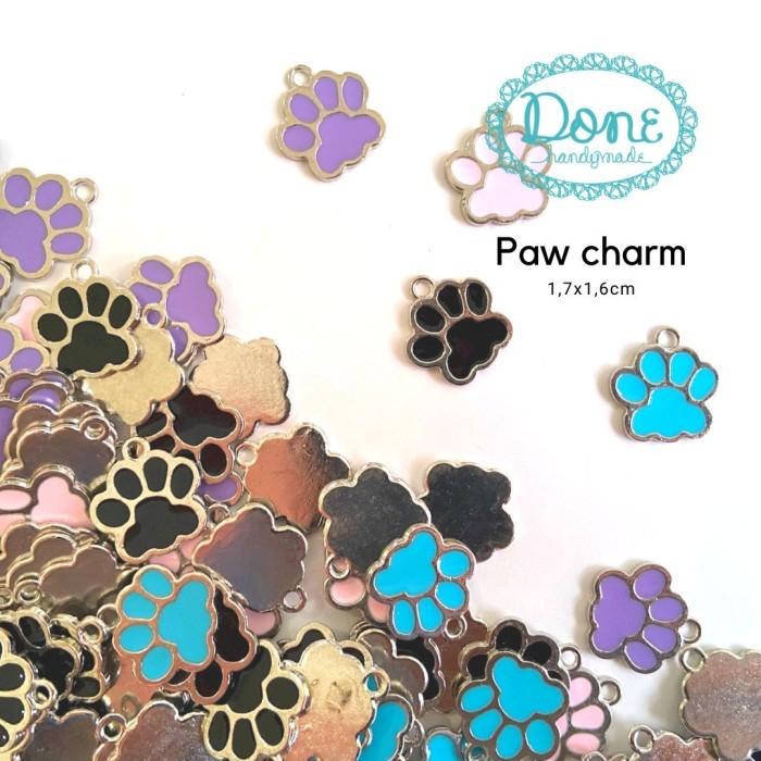 Gambar Enamel charm paw print claw charm enamel jejak kaki - Merah dari Done Handymade Kota Administrasi Jakarta Barat Tokopedia