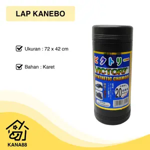 Lap Kanebo Victory Jumbo Tebal Lap Karet Mobil + Wadah Lap Chamois