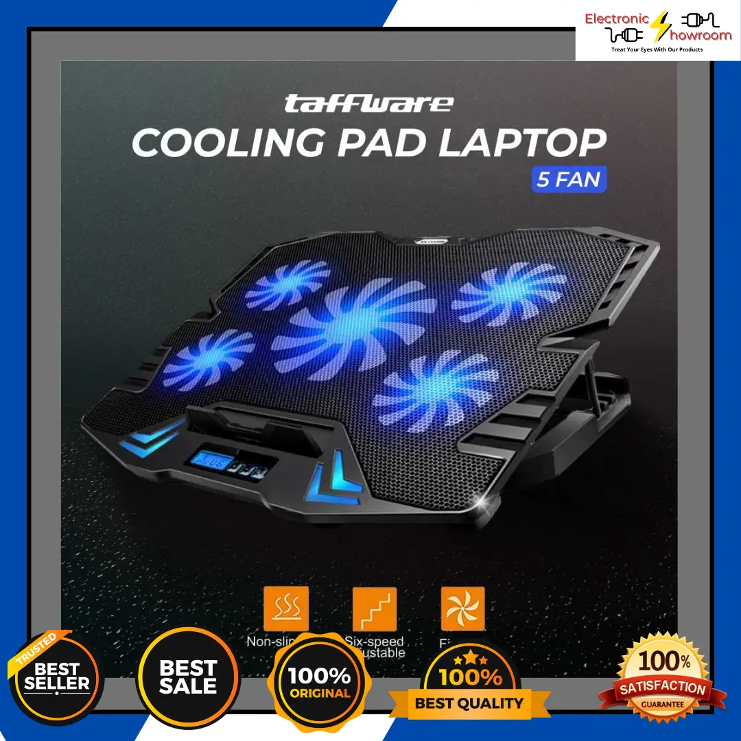 Taffware FAN Cooling Pad Laptop 5 Kipas - K5