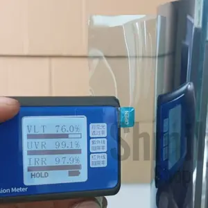 Kaca Film Clear - kebiruan 20% / Nano Ceramic Anti UV /Anti Panas