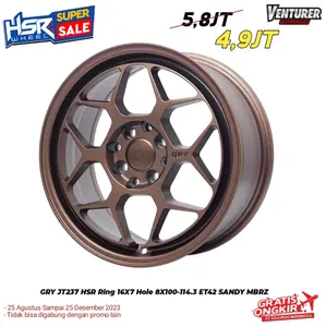 VELG MOBIL R15 UNTUK LIVINA DLL HSR GRY LUBANG 4X100-114.3