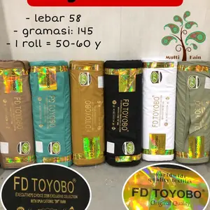 Multi kain katun cotton TOYOBO FD fodu exclusive murah HARGA per 0,5 meter