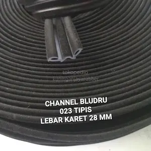 KARET RUN CHANNEL KACA NAIK TURUN MOBIL UNIVERSAL 023 TIPIS