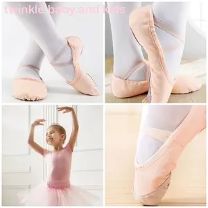 SEPATU BALET BALLET ANAK DEWASA PREMIUM IMPORT / BALLERINA SHOES / SEPATU BALET PINK PEACH PRINCESS SPORT GYMNASTIC