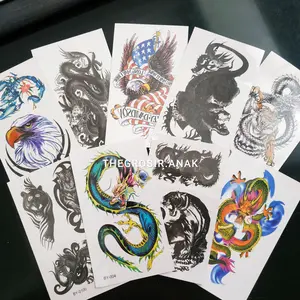 Temporary Tattoo Tato Air Temporer Motif RANDOM Waterproof