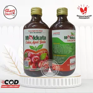 Cuka Apel Organik / Apple Cider Vinegar with mother Makkata 330ml